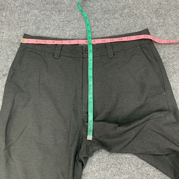 O'neill Shorts Mens 30 Charcoal Flat Front Dockside Chino Surf Summer Skateboard - Picture 7 of 12